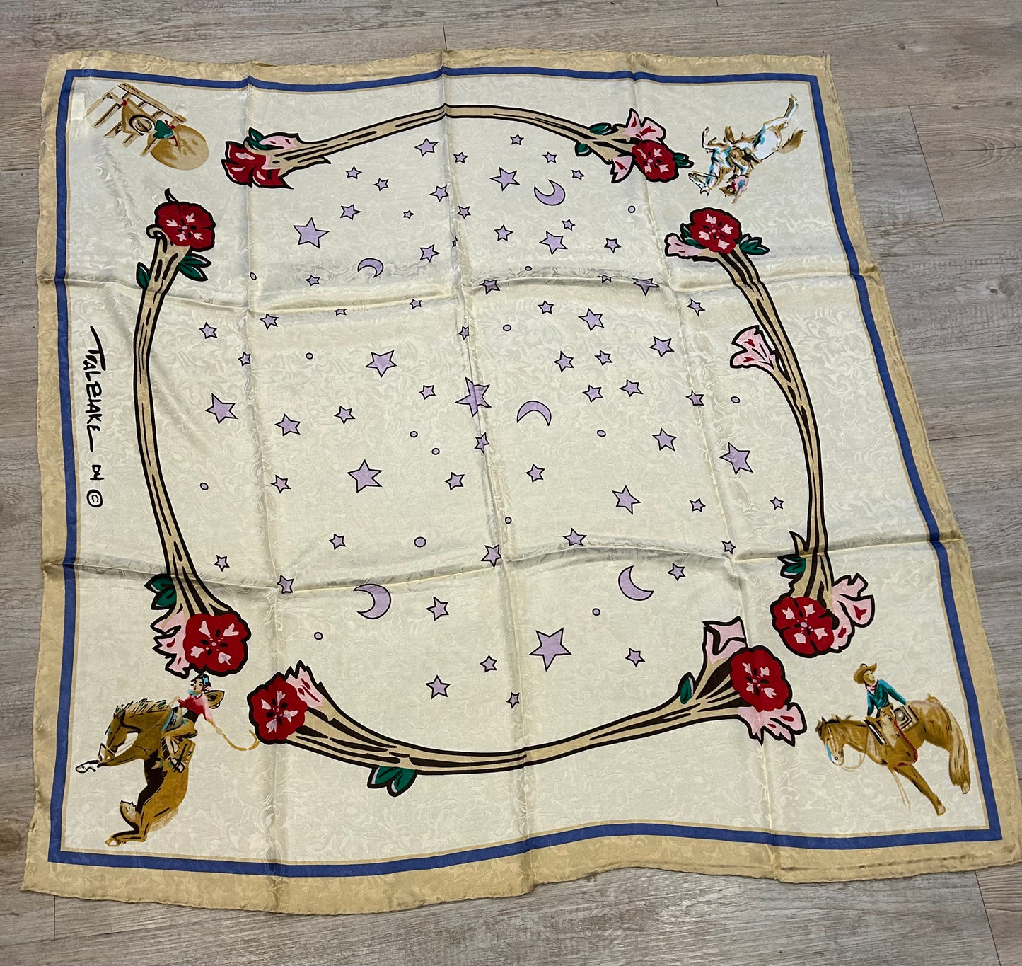 Ivory Cowgirl Wild Rag