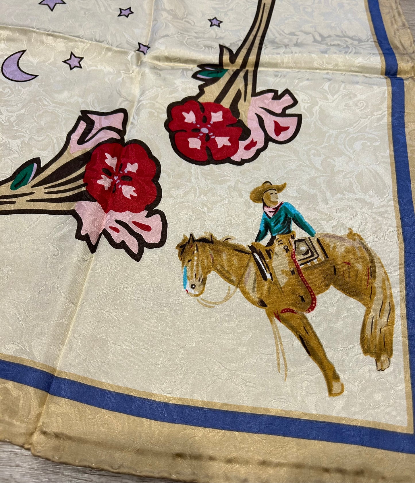 Ivory Cowgirl Wild Rag