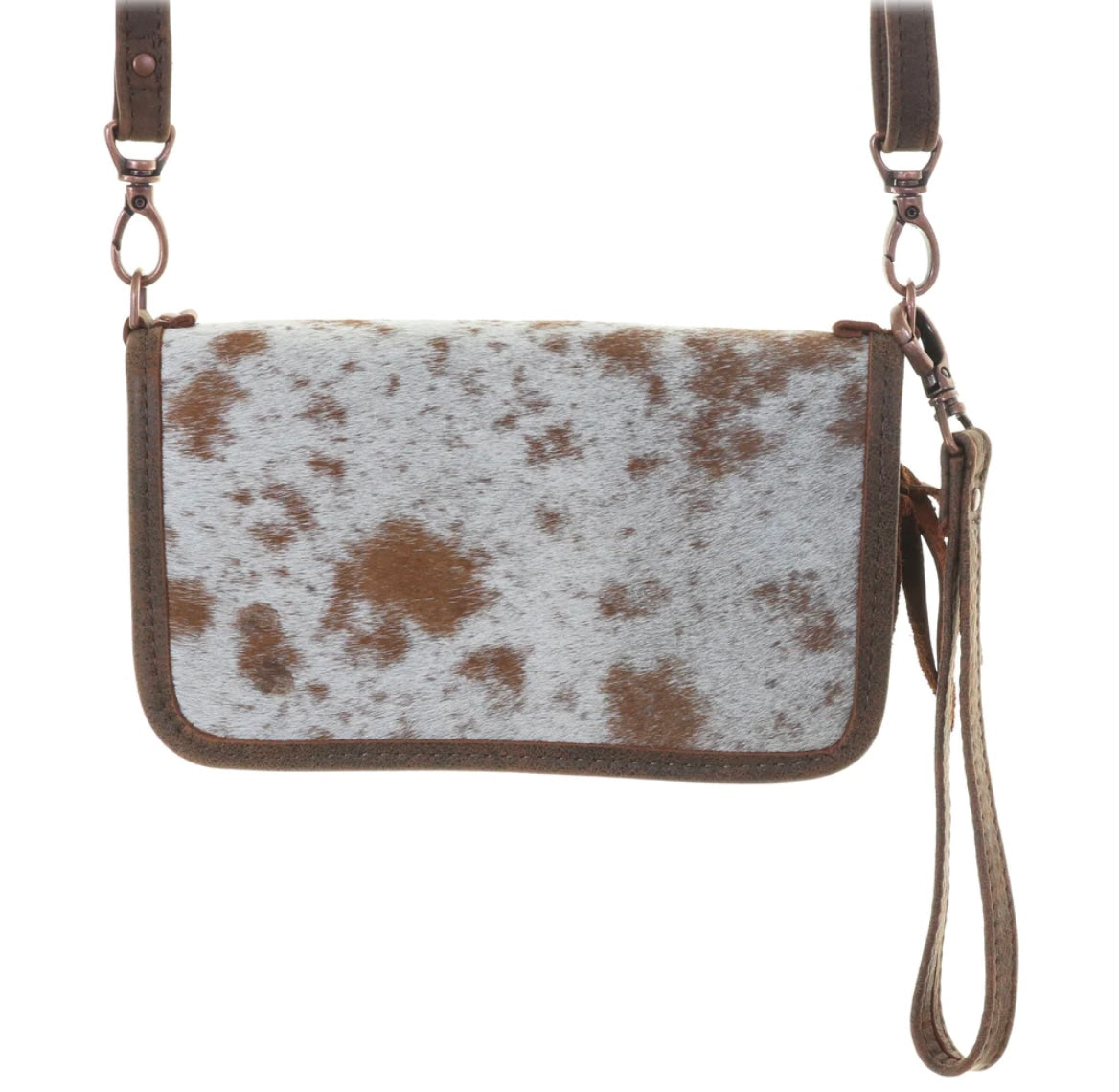 Roan Cowhide Clutch Organizer