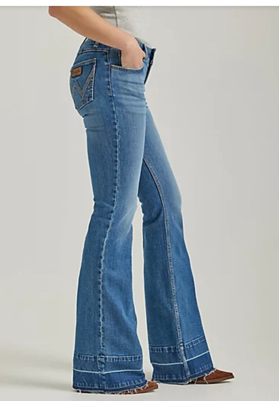 Wrangler Retro Mae Deadwood Stretch Jeans 34 Leg