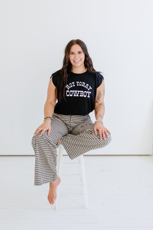Gingham Pants
