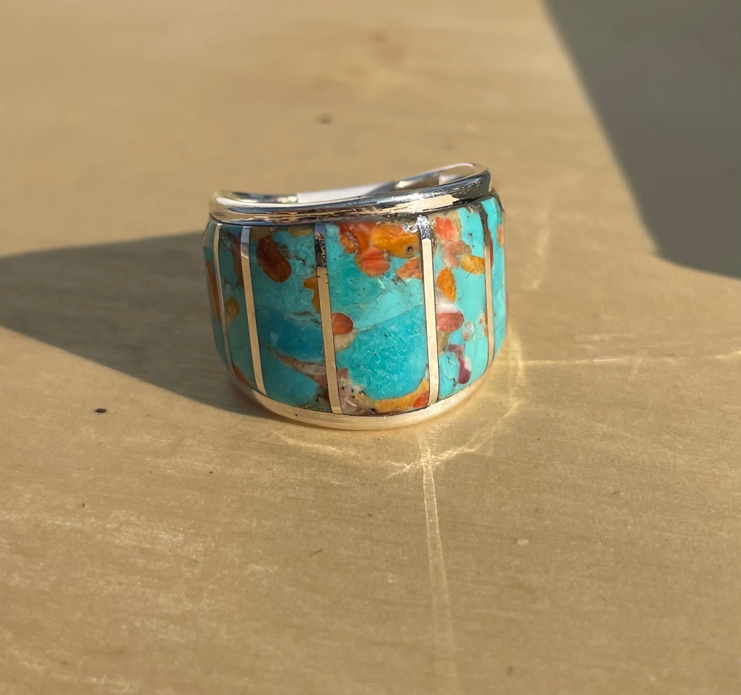 Spiny Turquoise Ring