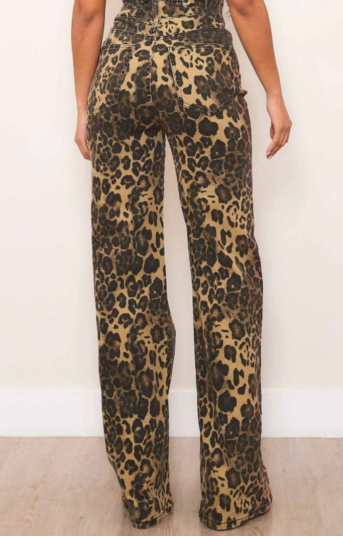Leopard Jeans