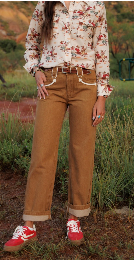 Howdy Hanny Smiley Pants