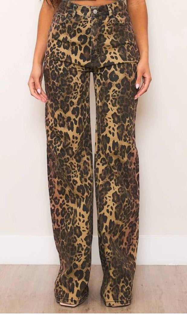 Leopard Jeans