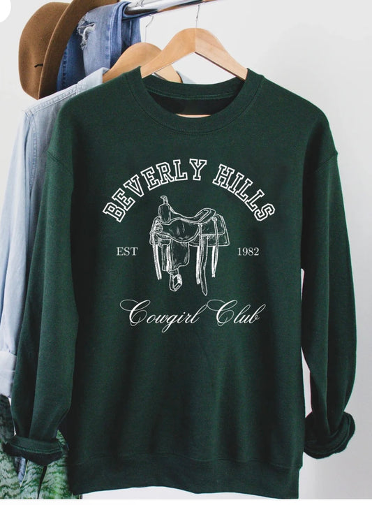 Cowgirl Club Crewneck