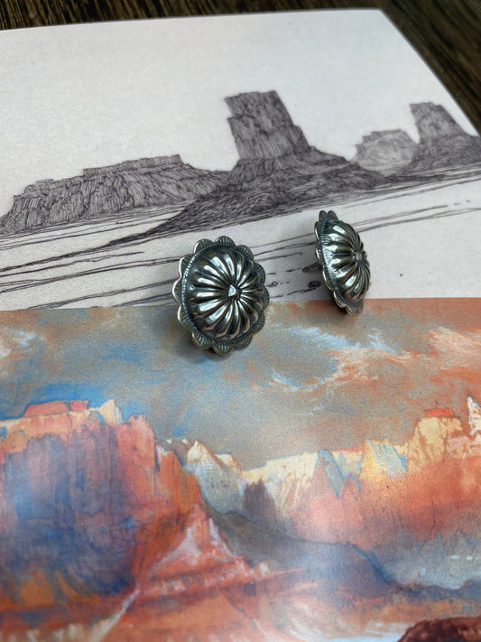 Small Concho Earring