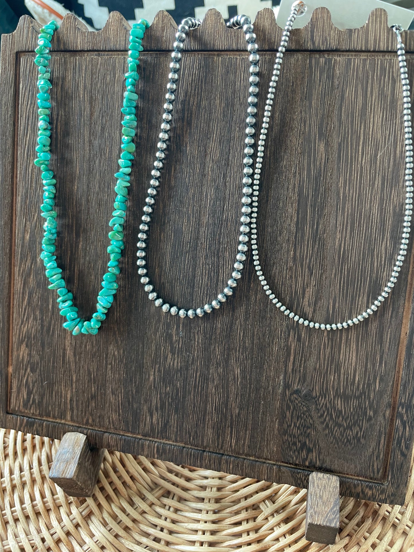 Rough Cut Turquoise Necklace