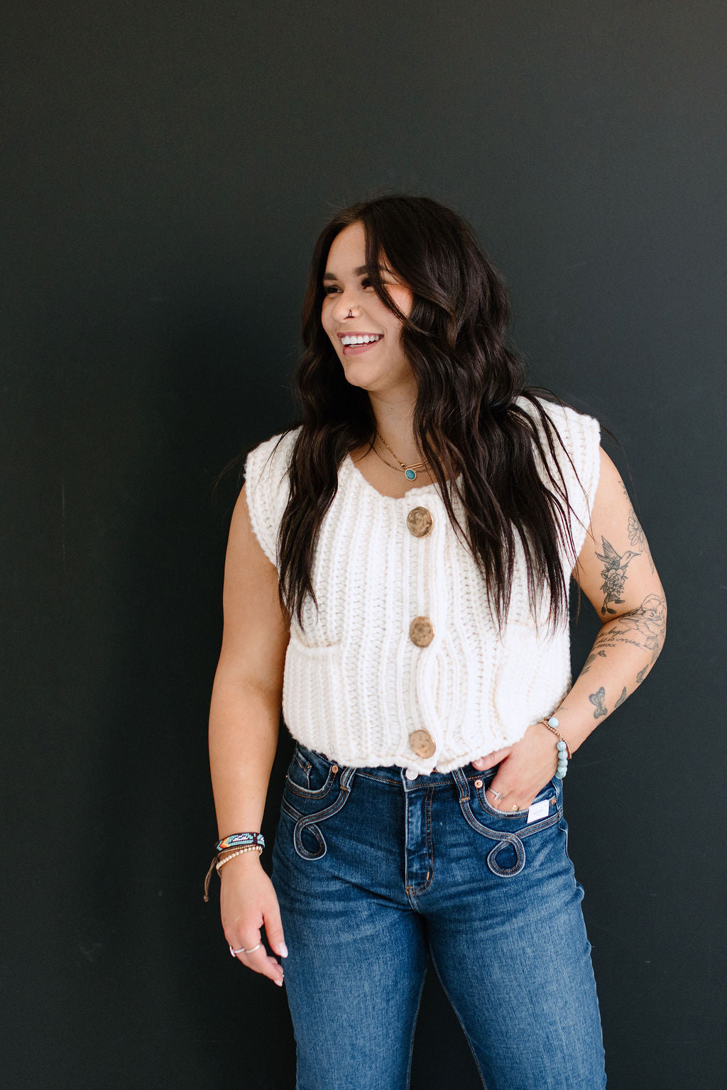 Chunky Knit Vest