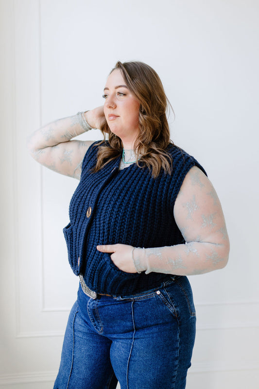 Chunky Knit Vest