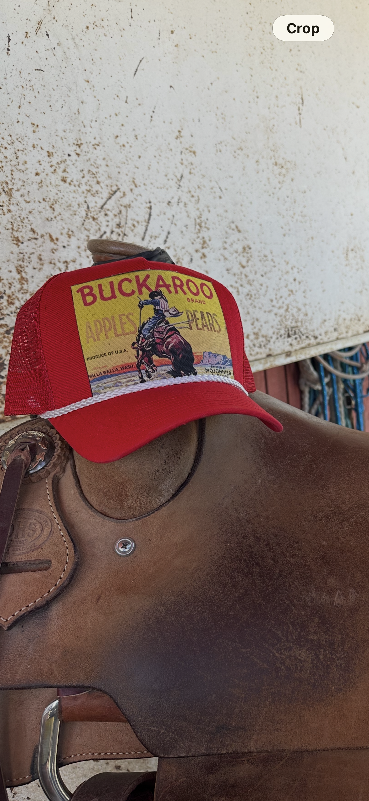 Red Buckaroo Trucker Hat 